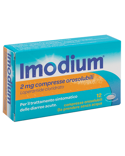 IMODIUM*12CPR OROSOL 2MG - Fontenova srl
