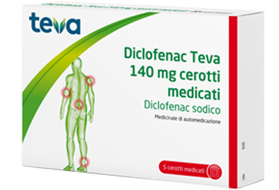 DICLOFENAC TE*5CER MED 140MG - Fontenova srl