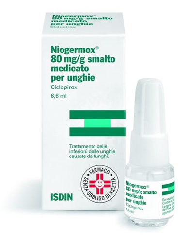 NIOGERMOX*SMALTO UNGHIE 6,6ML - Fontenova srl