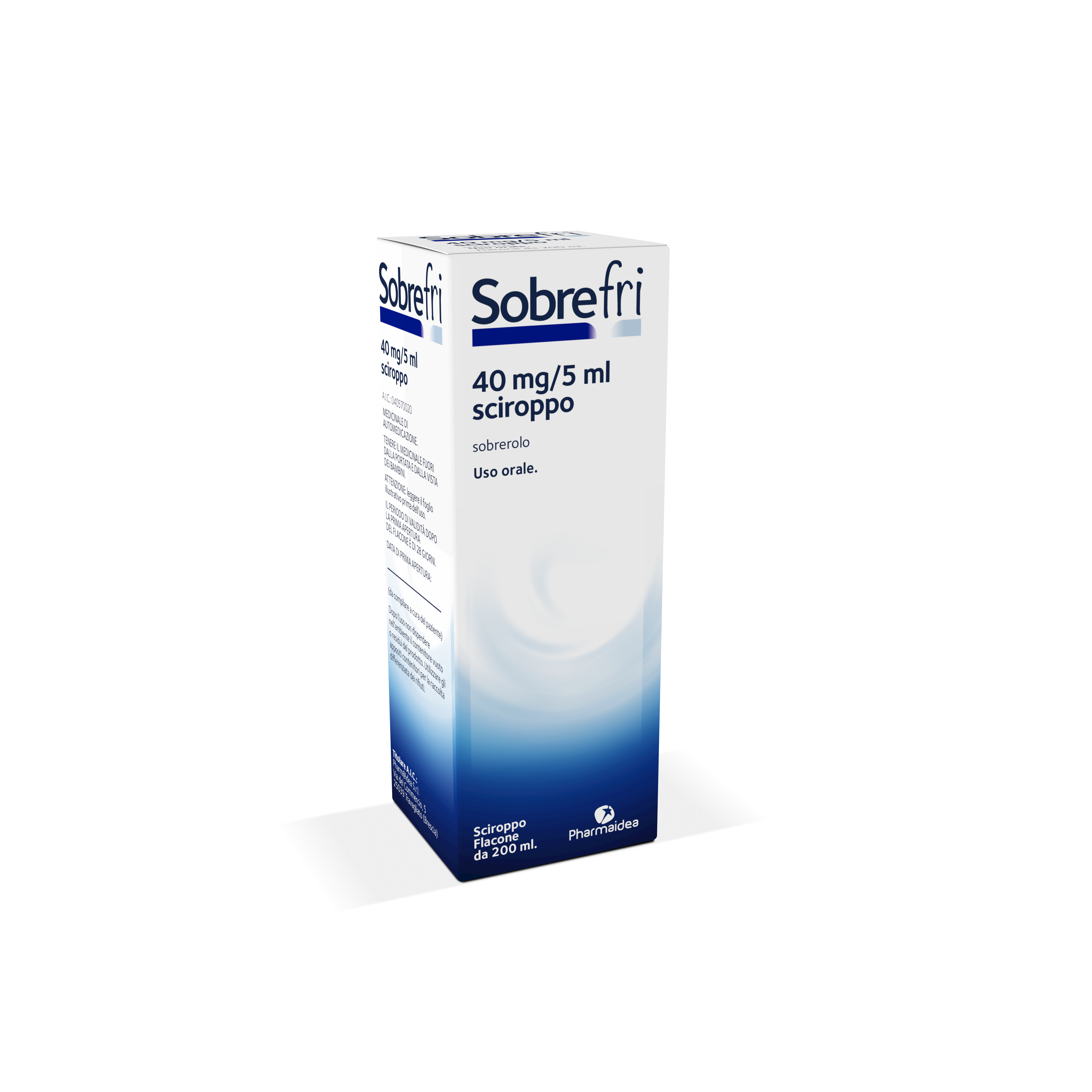 SOBREFRI*SCIR FL200ML 40MG/5ML - Fontenova srl