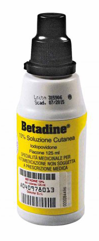 BETADINE*SOLUZ CUT 125ML 10% - Fontenova srl