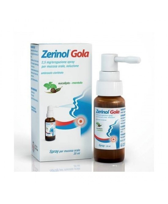 ZERINOL GOLA*SPR 20ML 2,5MG/ER - Fontenova srl