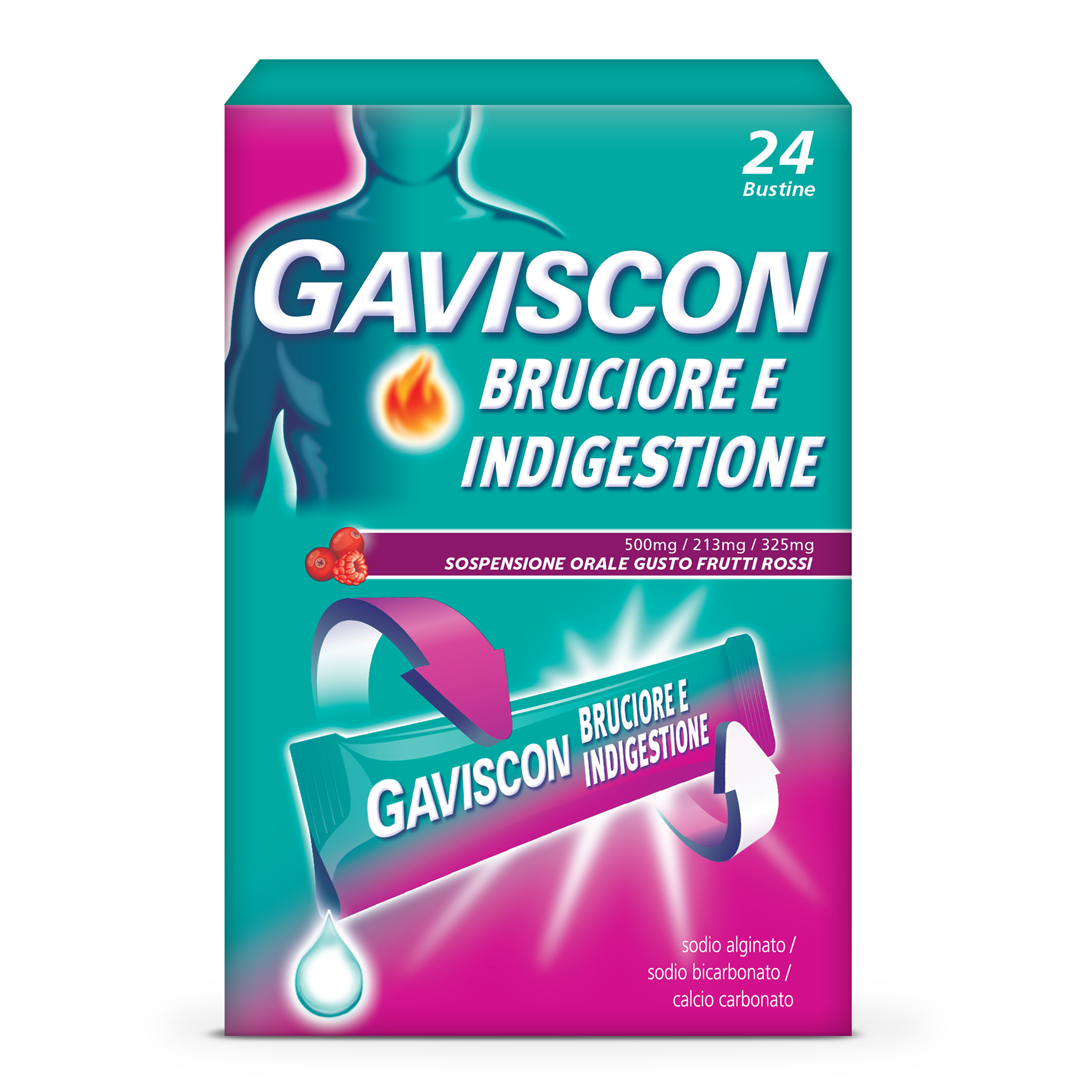 GAVISCON BRUCIORE IND*24BS FR - Fontenova srl
