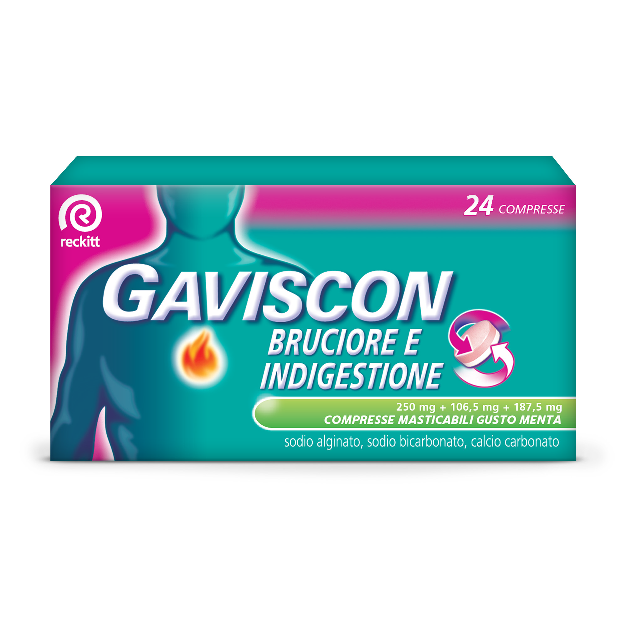 GAVISCON BRUCIORE IND*24CPR ME - Fontenova srl