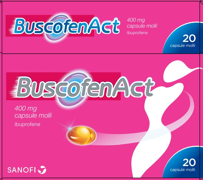 BUSCOFENACT*20CPS MOLLI 400MG - Fontenova srl