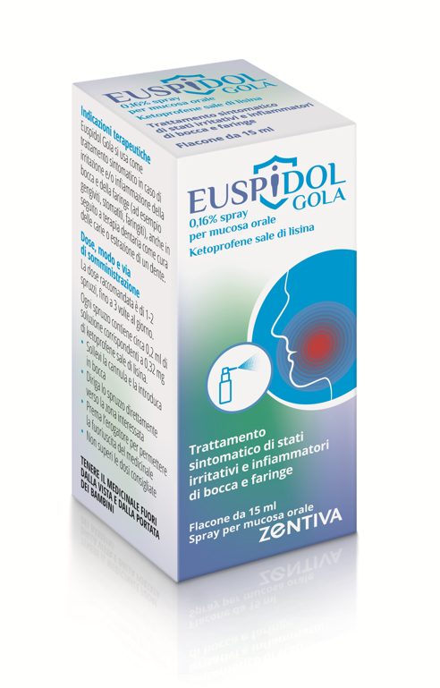 EUSPIDOL GOLA*15ML SPR 0,16% - Fontenova srl