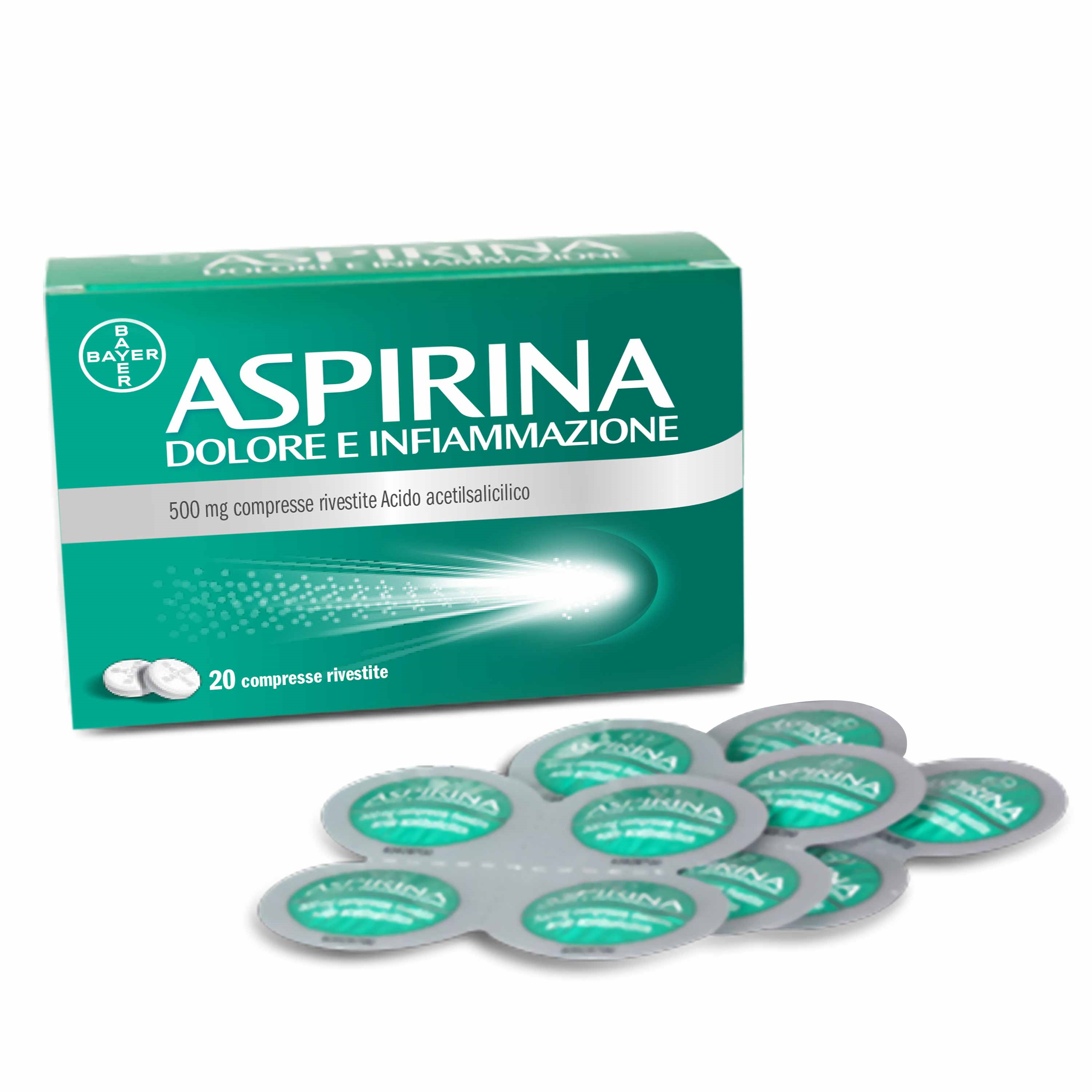 ASPIRINA DOLORE INF*20CPR500MG - Fontenova srl