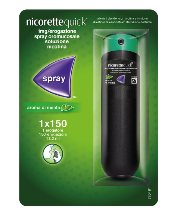 NICORETTEQUICK*SPRAY 150D FRUT - Fontenova srl