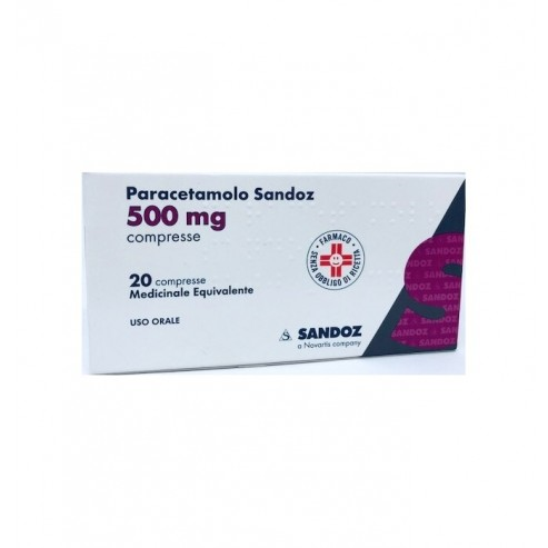 PARACETAMOLO SAND*20CPR 500MG - Fontenova srl