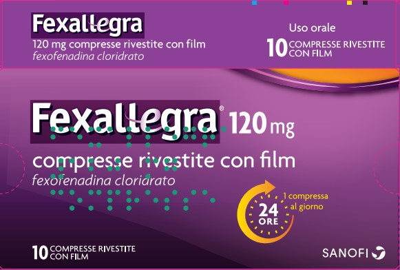 FEXALLEGRA*10CPR RIV 120MG - Fontenova srl