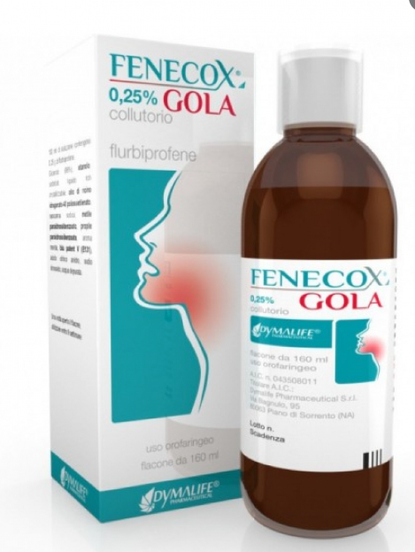 FENECOX GOLA*COLLUT 160ML0,25% - Fontenova srl