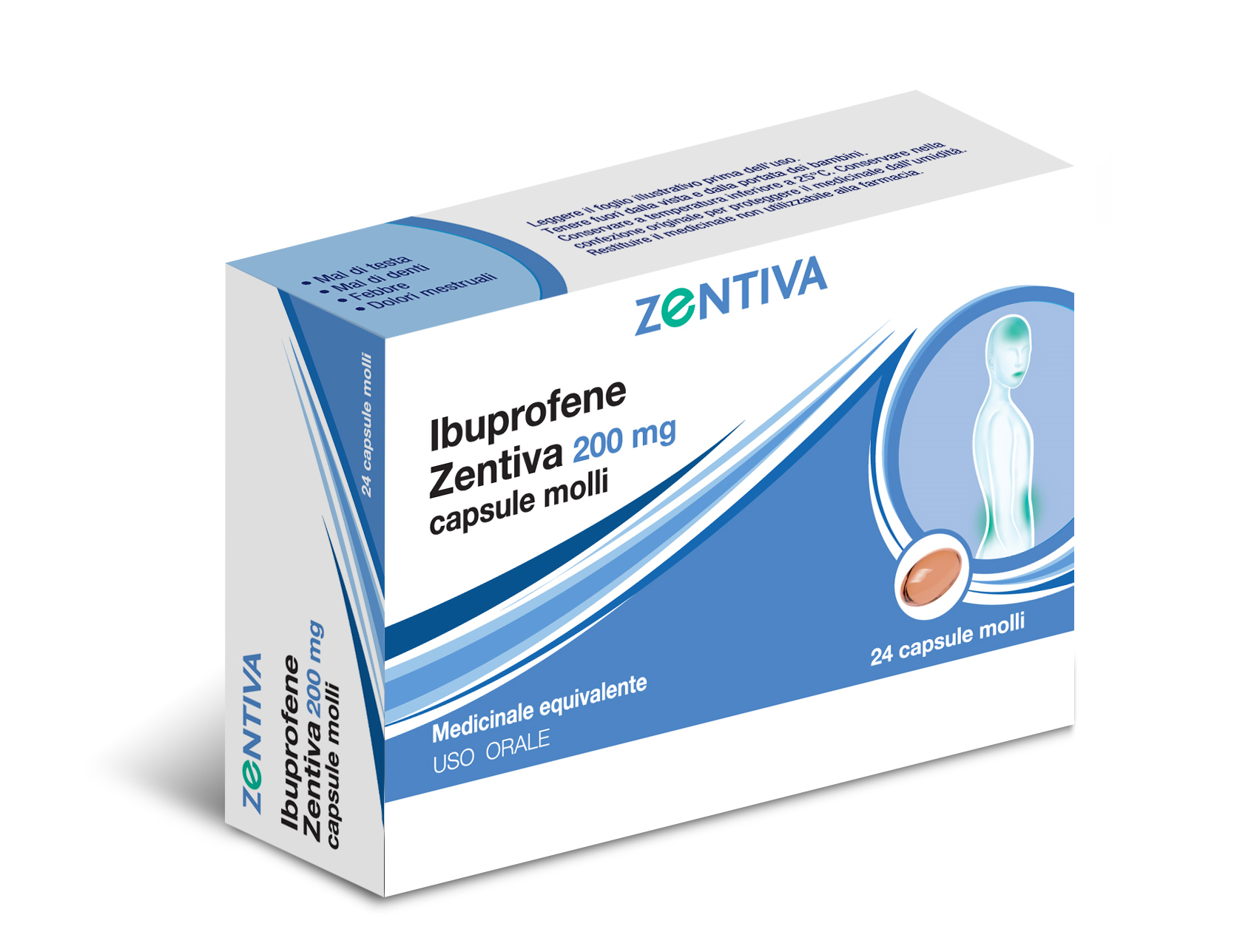 IBUPROFENE ZEN*24CPS 200MG - Fontenova srl