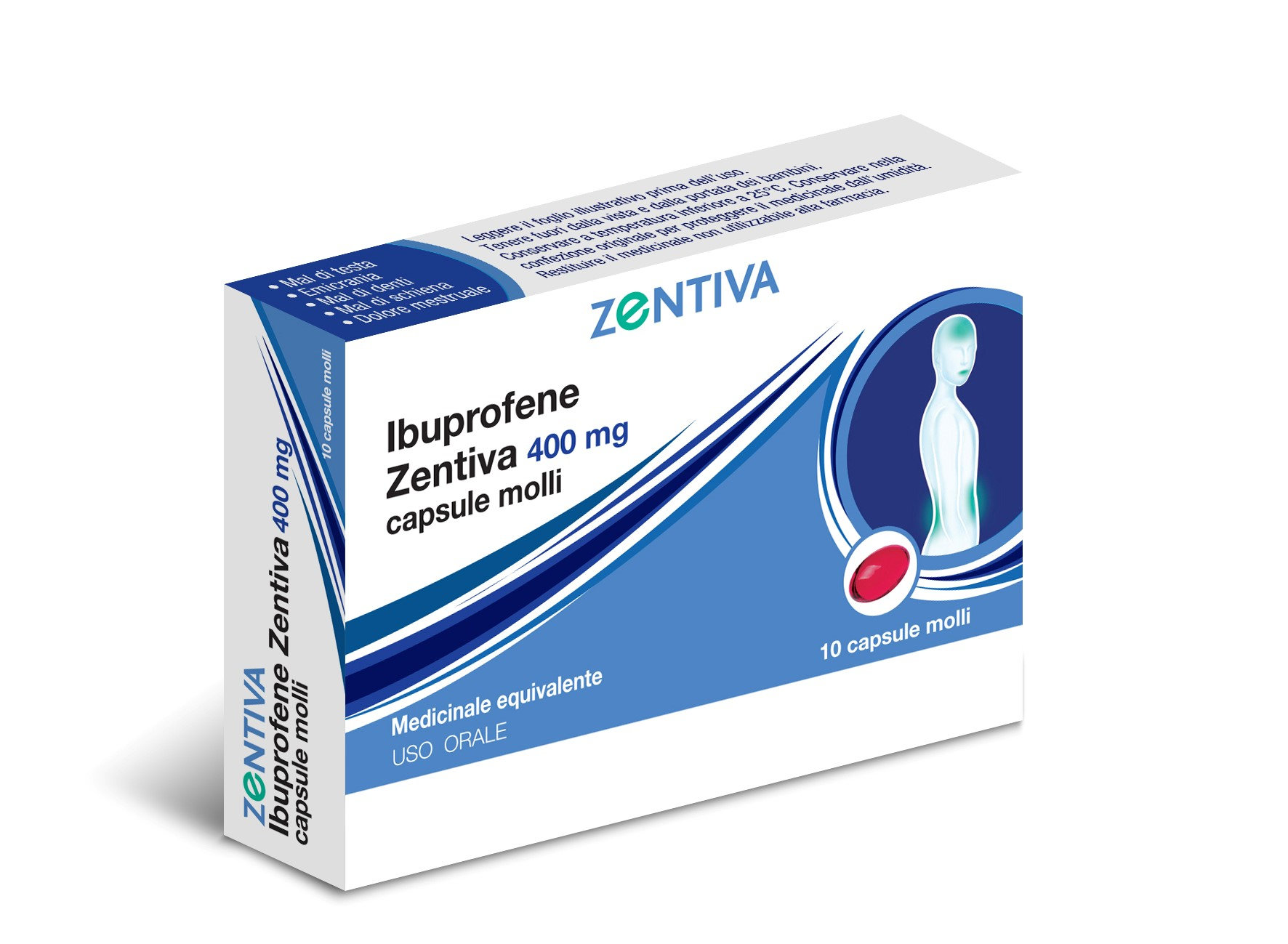 IBUPROFENE ZEN*10CPS 400MG - Fontenova srl