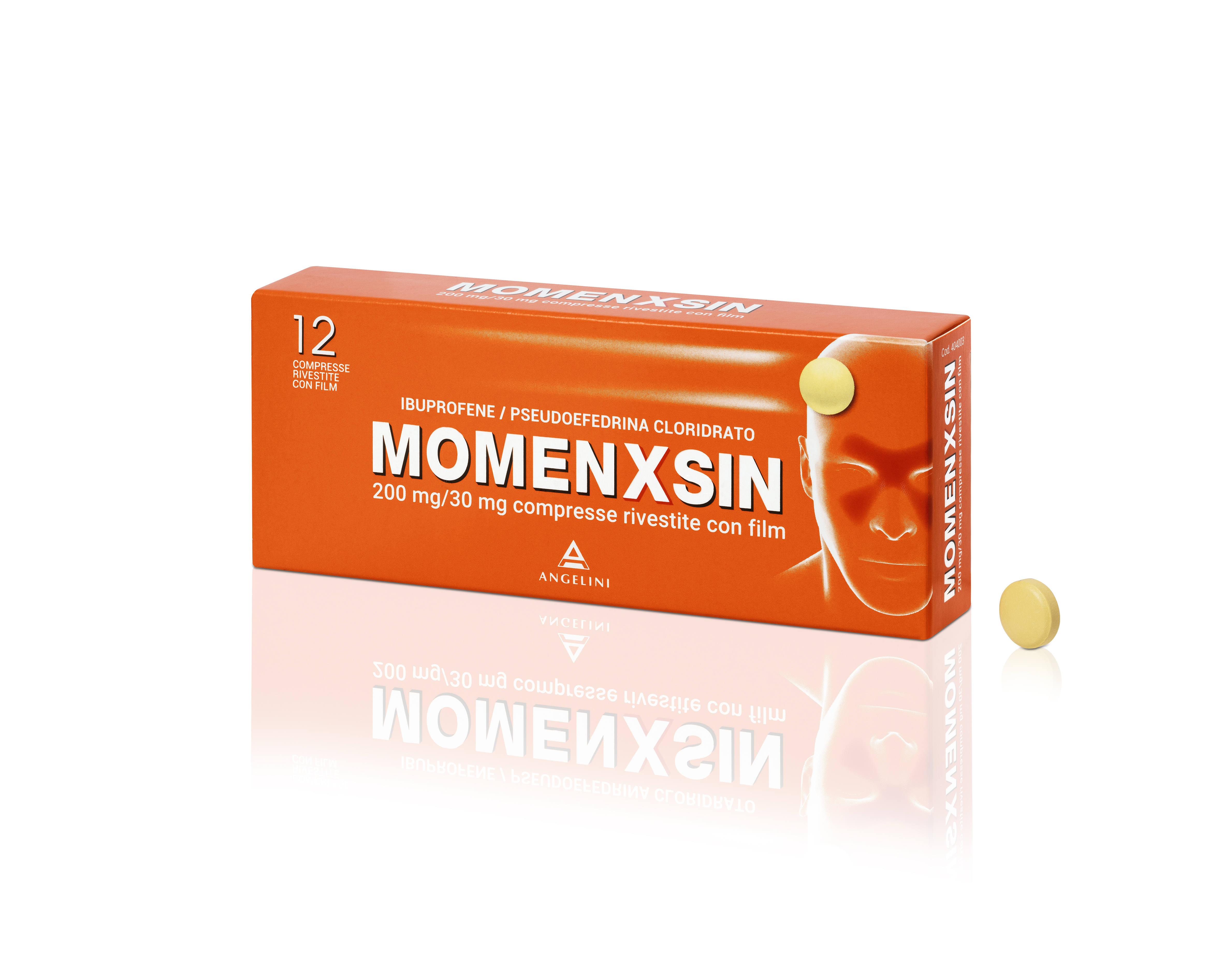 MOMENXSIN*12CPR 200MG+30MG - Fontenova srl