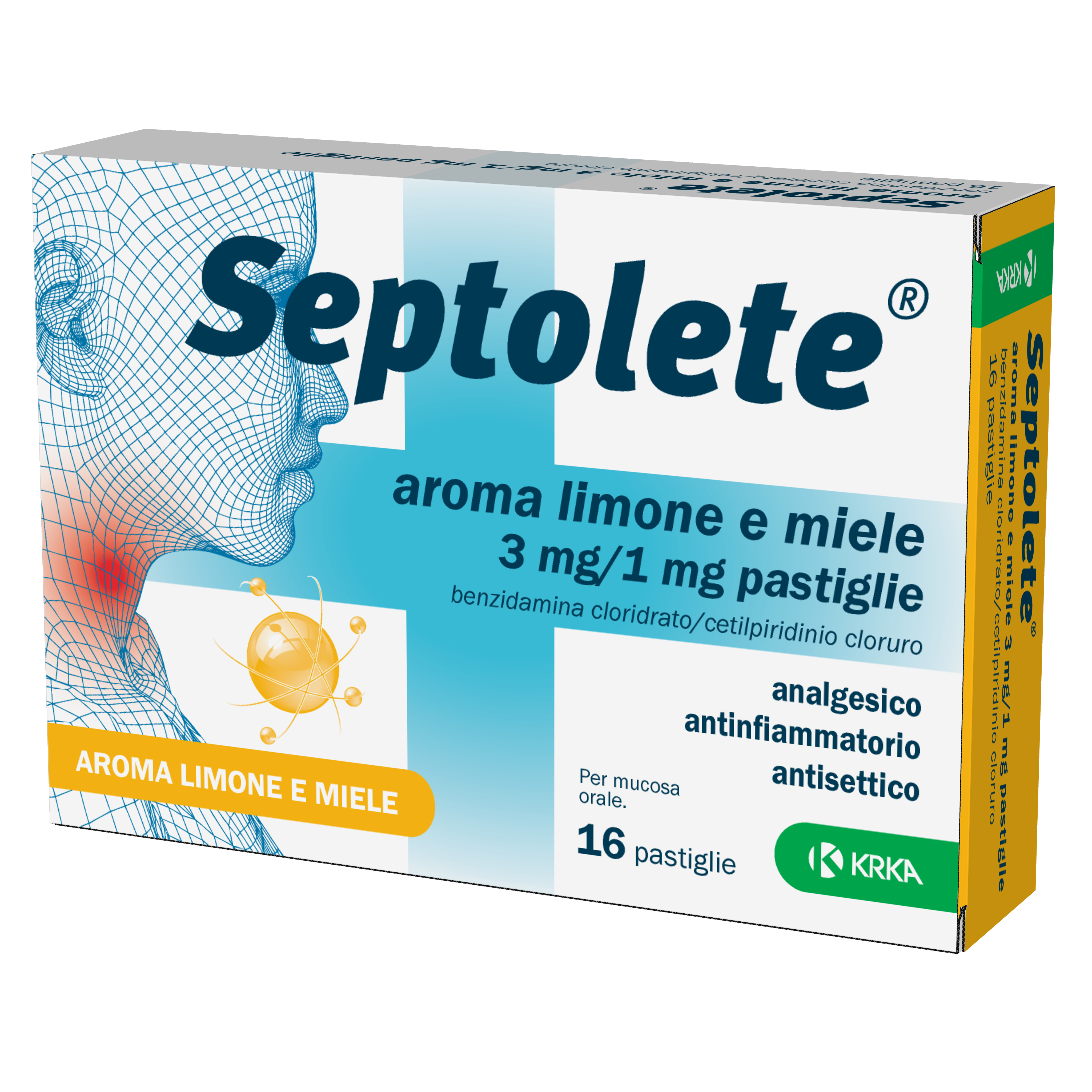 SEPTOLETE*16PAST 3+1MG LIM MIE - Fontenova srl