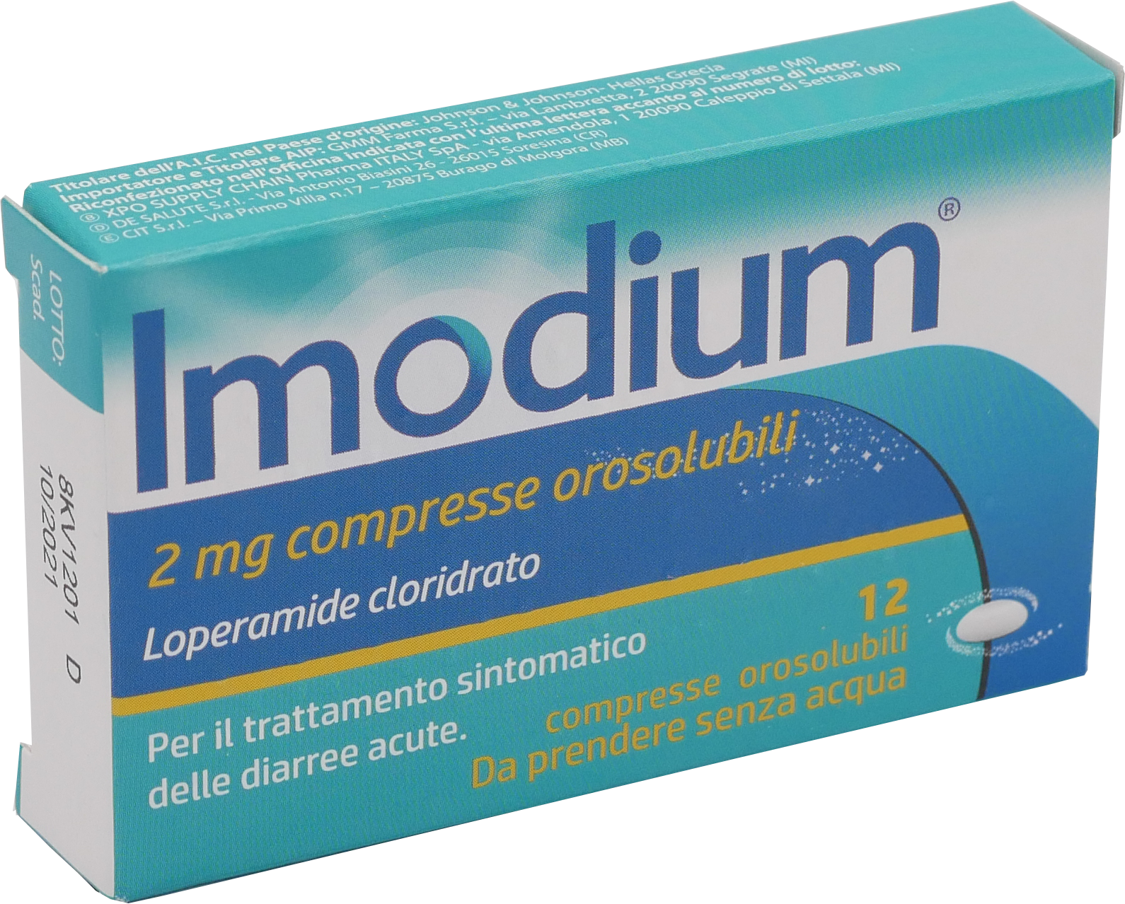 IMODIUM*12CPR OROSOL 2MG - Fontenova srl