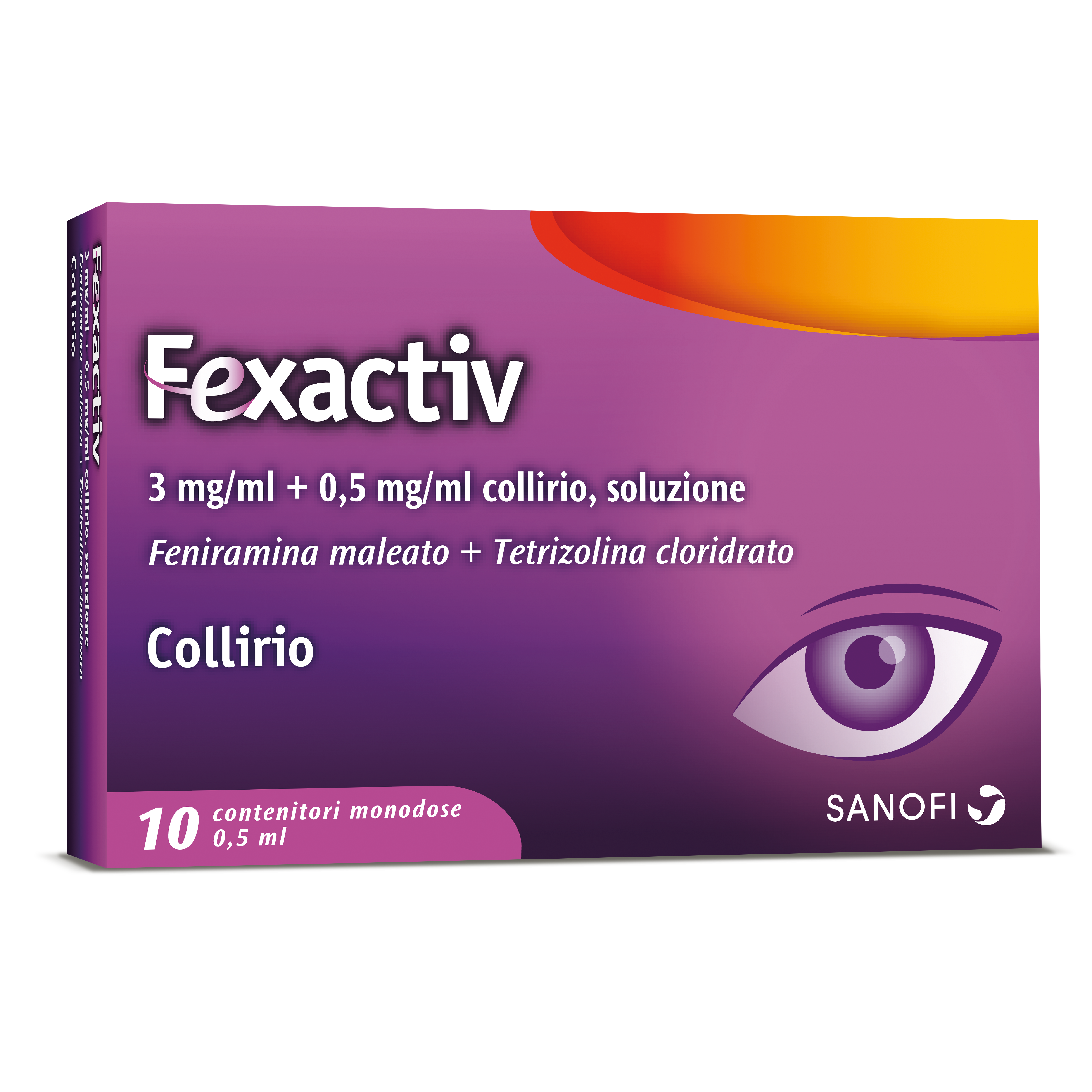 FEXACTIV*COLLIRIO 10FL 0,5ML - Fontenova srl