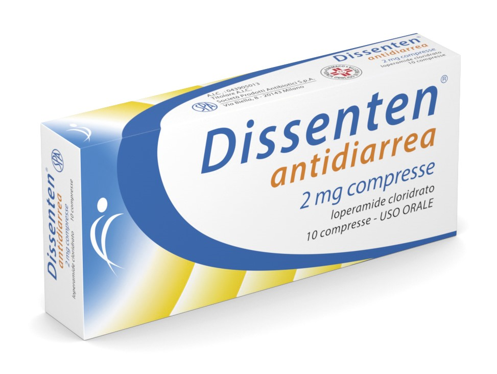DISSENTEN ANTIDIARREA*10CPR2MG - Fontenova srl