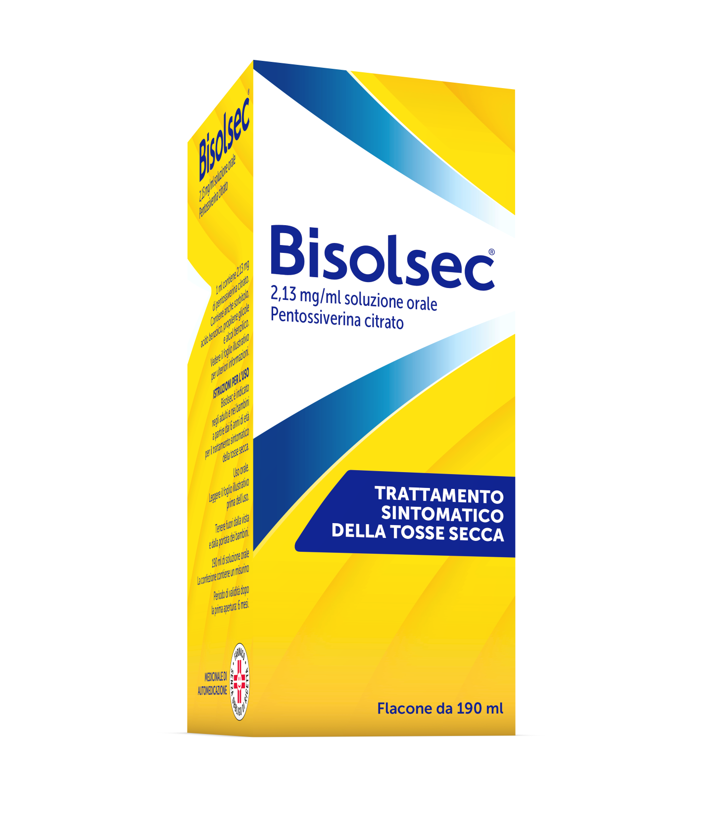 BISOLSEC*OS FL 190ML 2,13MG/ML - Fontenova srl