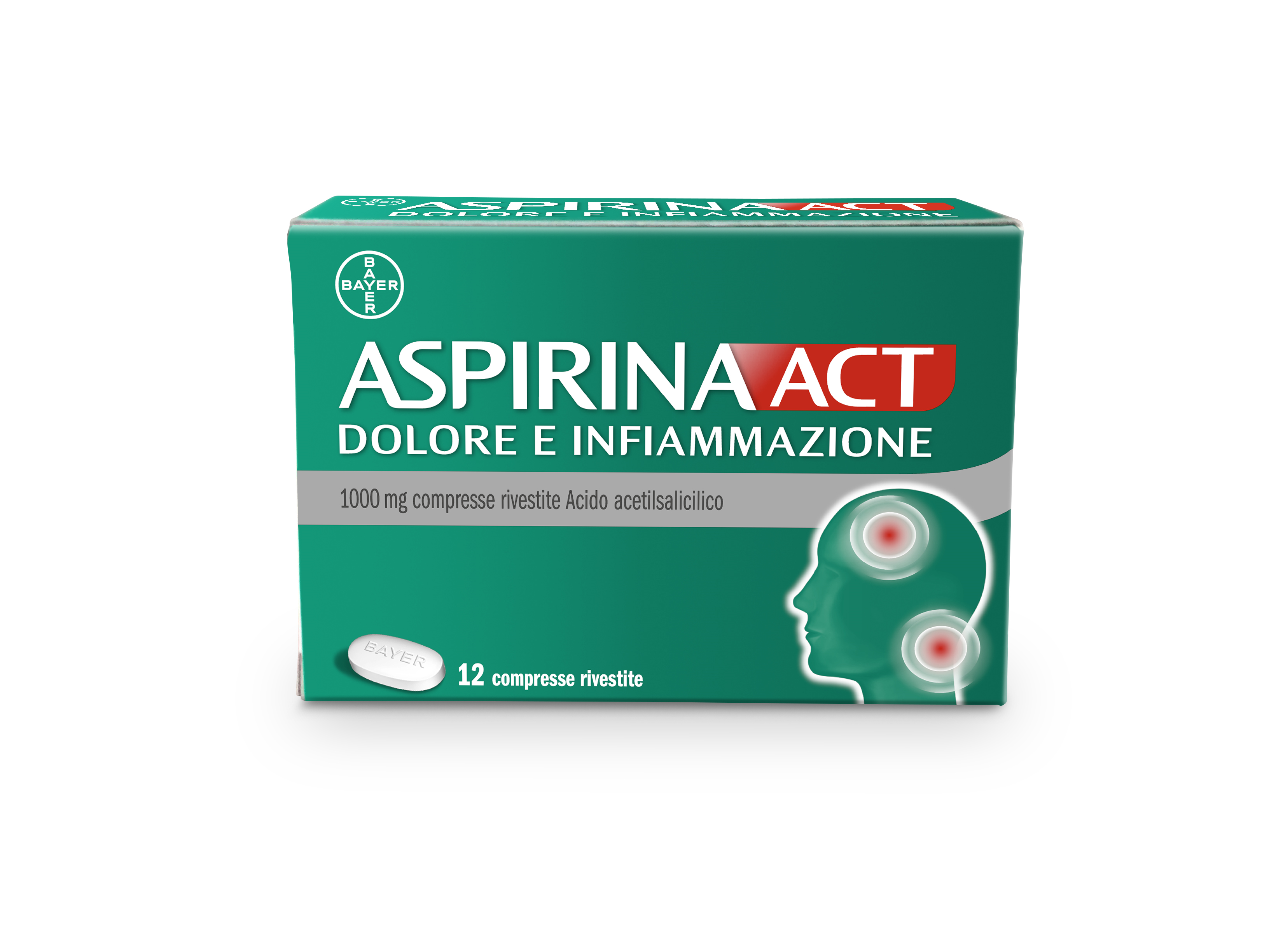 ASPIRINAACT DOL INF*12CPR 1G - Fontenova srl