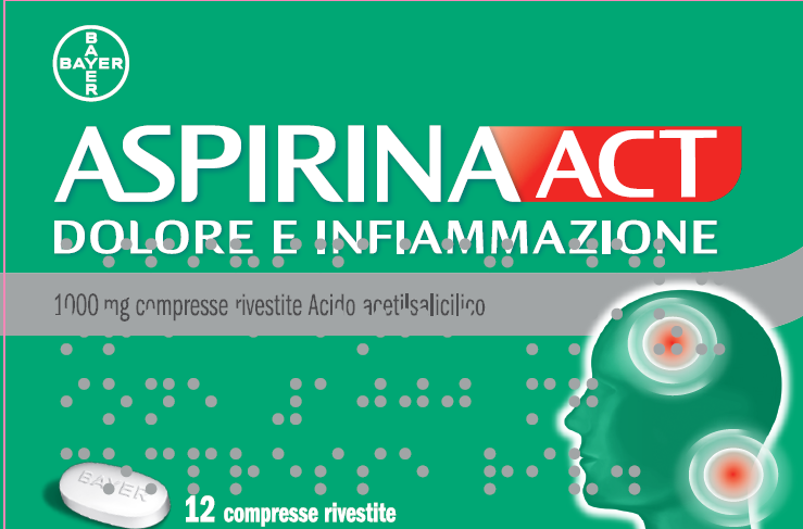 ASPIRINAACT DOL INF*12CPR 1G - Fontenova srl