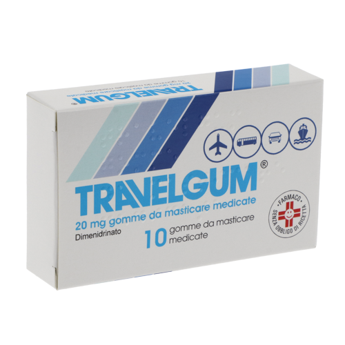 TRAVELGUM*10GOMME MAST 20MG - Fontenova srl