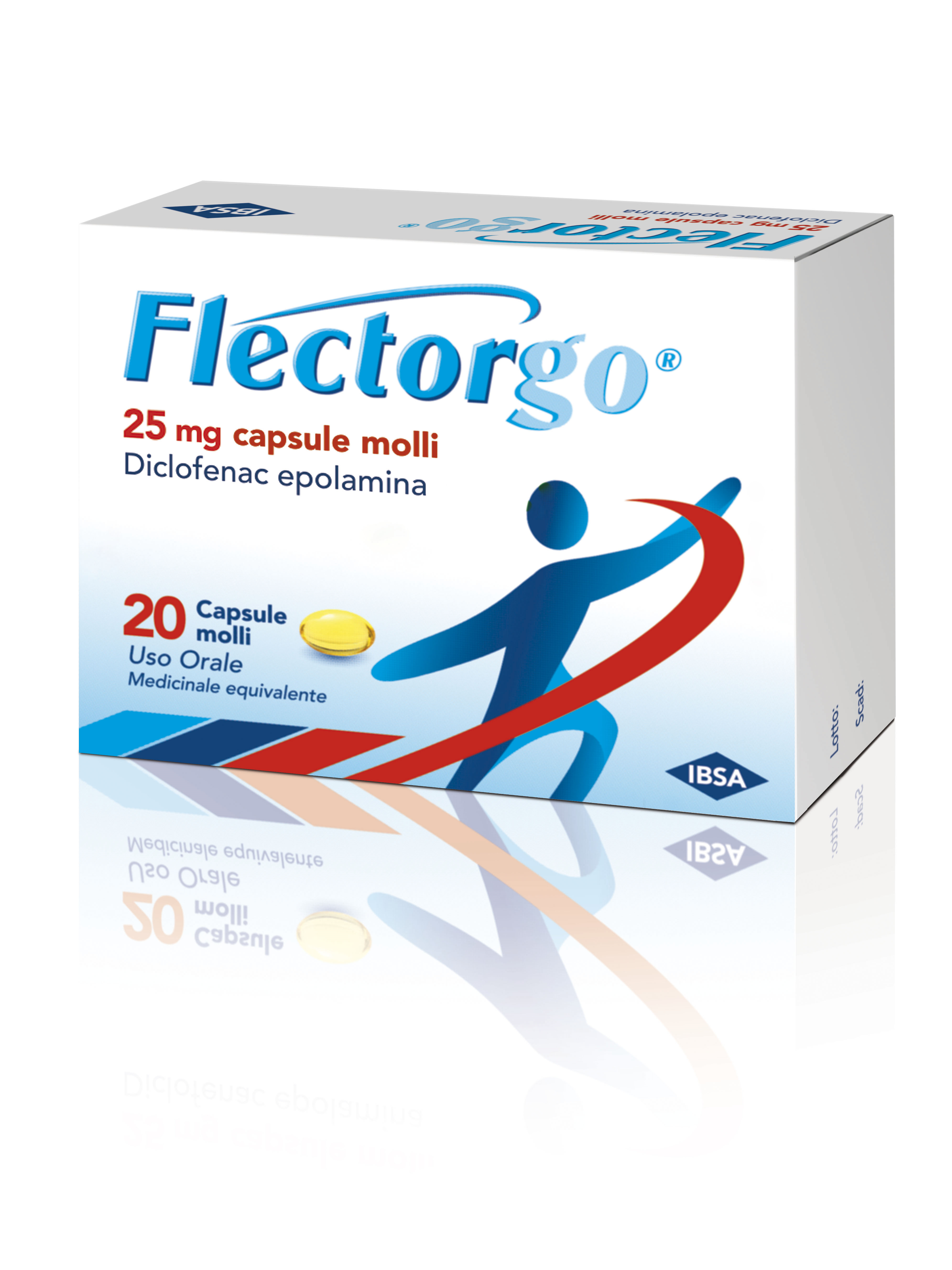 FLECTORGO*20CPS MOLLI 25MG - Fontenova srl