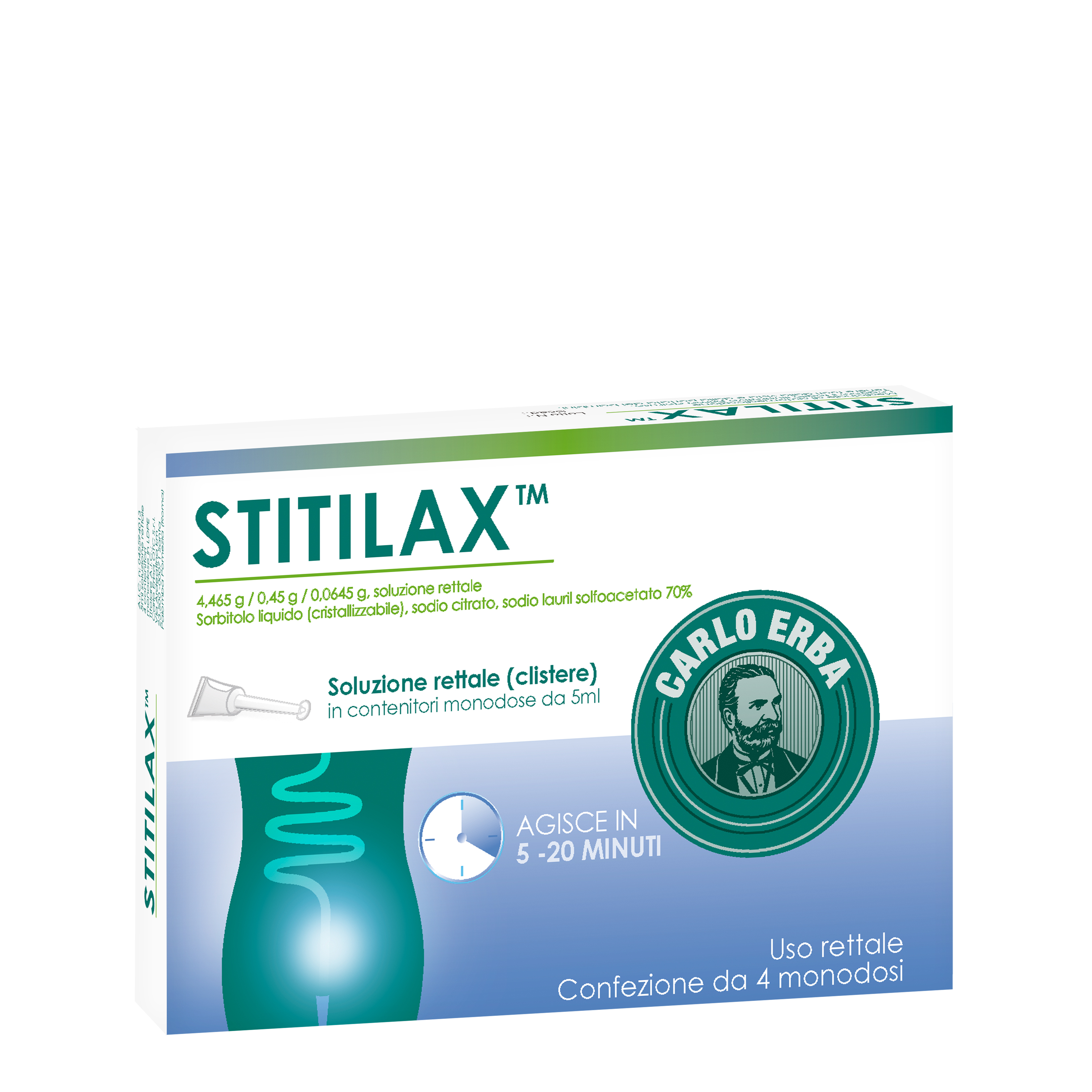 STITILAX*RETT SOL 4FL MONO 5ML - Fontenova srl