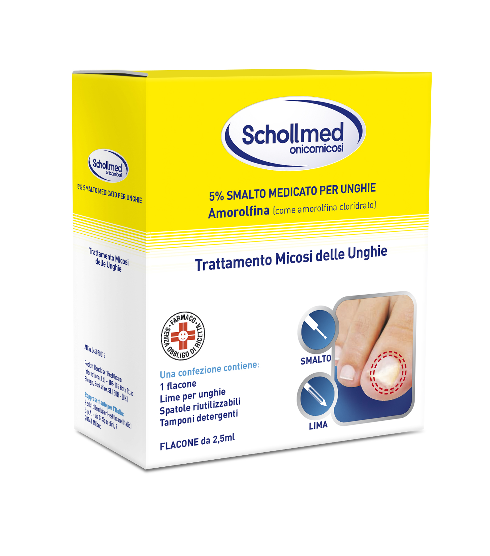SCHOLLMED ONICOMICOSI*2,5ML 5% - Fontenova srl