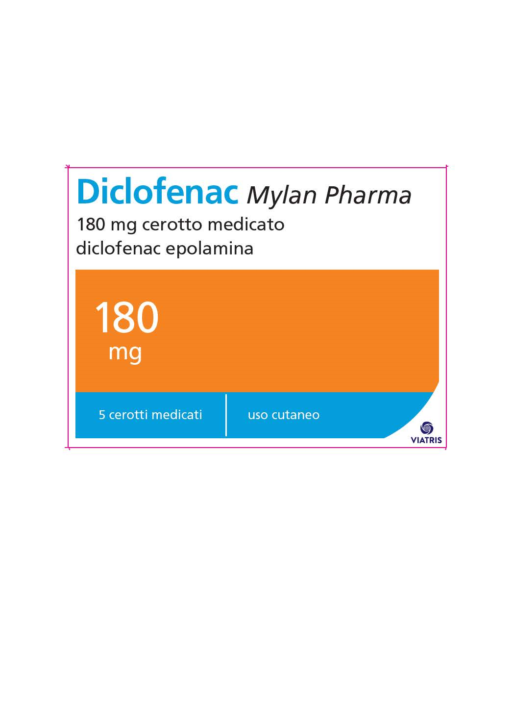 DICLOFENAC MY*5CER 180MG - Fontenova srl