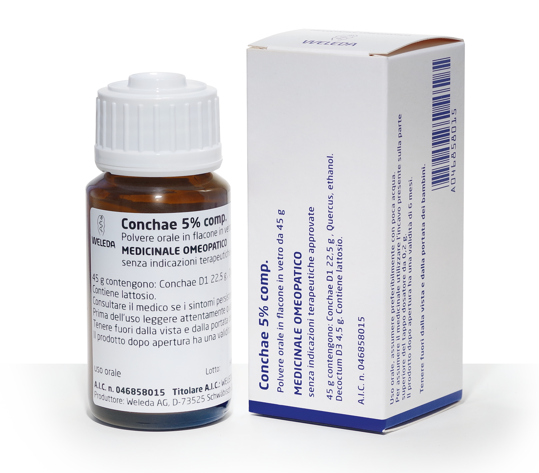CONCHAE 5% COMP*OS POLV 45G - Fontenova srl