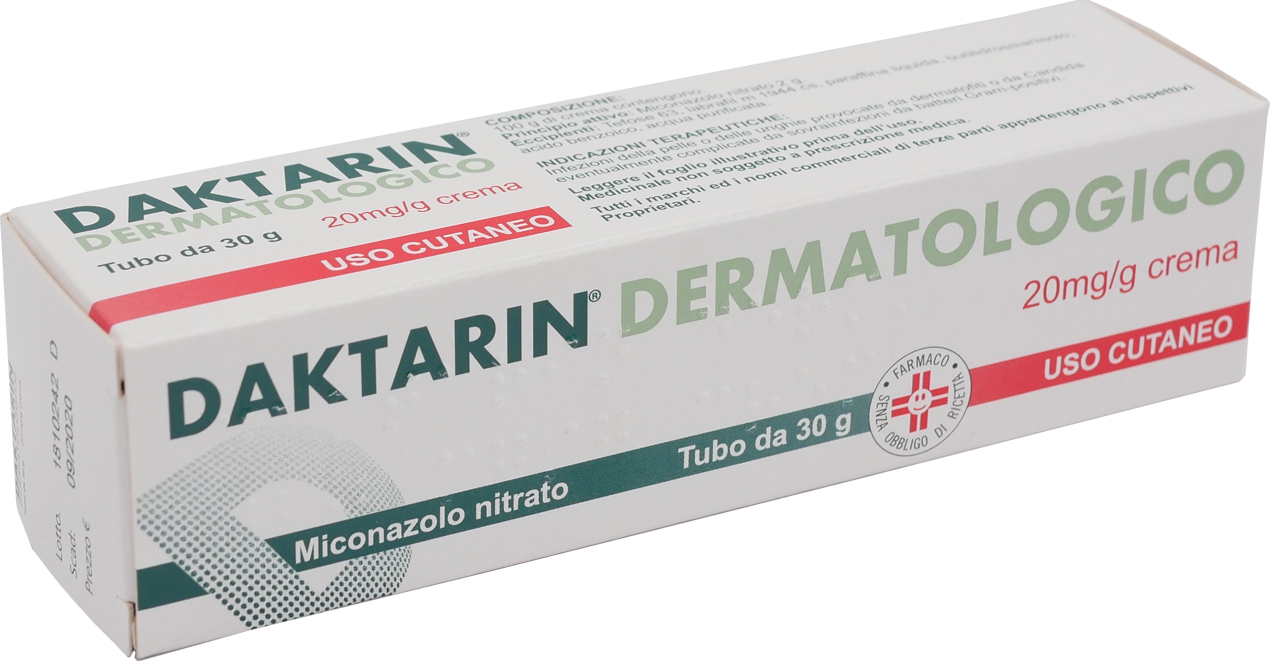 DAKTARIN*CREMA DERM 30G 20MG/G - Fontenova srl