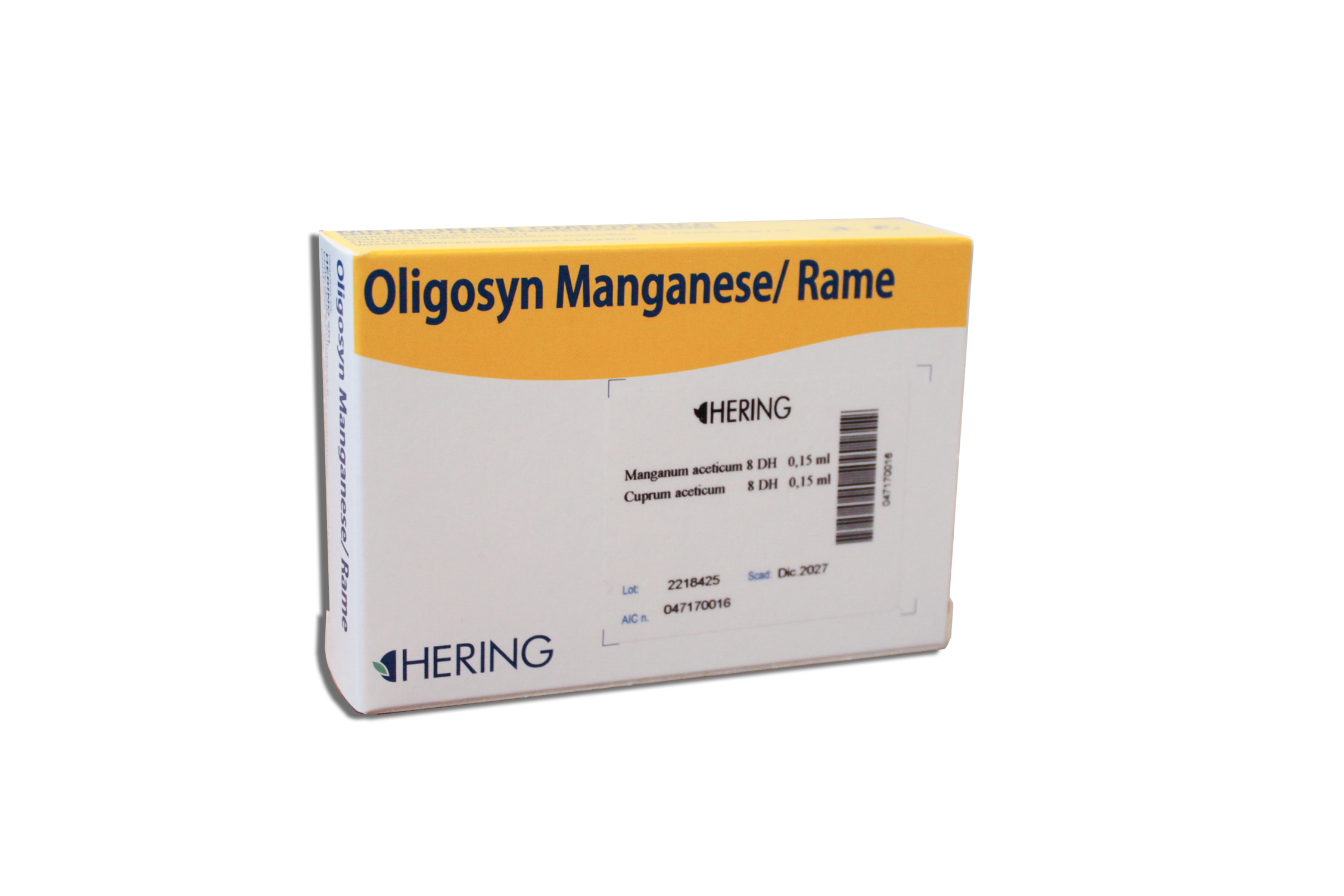 OLIGOSYN MANG RAME*15CONT 2ML - Fontenova srl