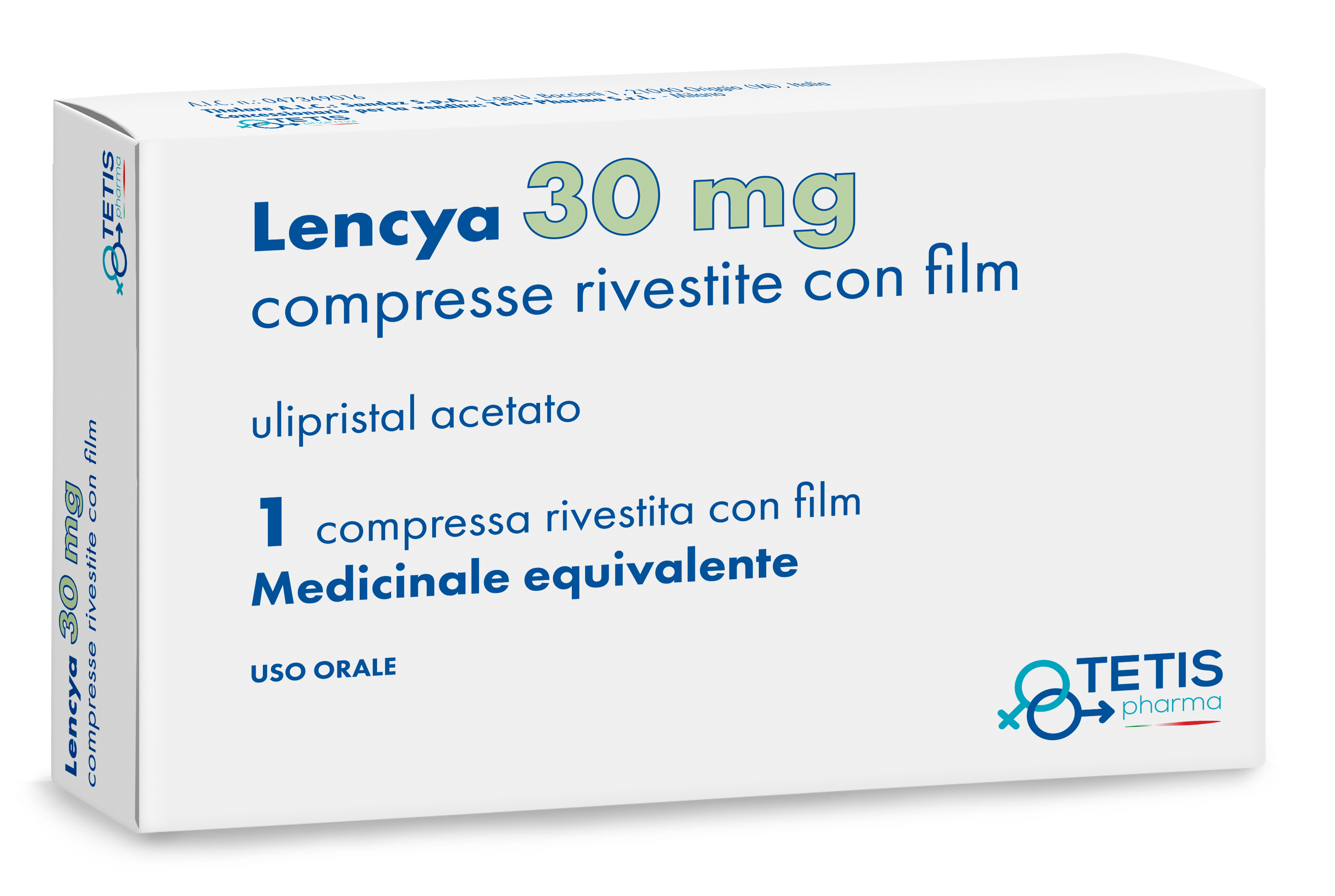 LENCYA*1CPR RIV 30MG - Fontenova srl