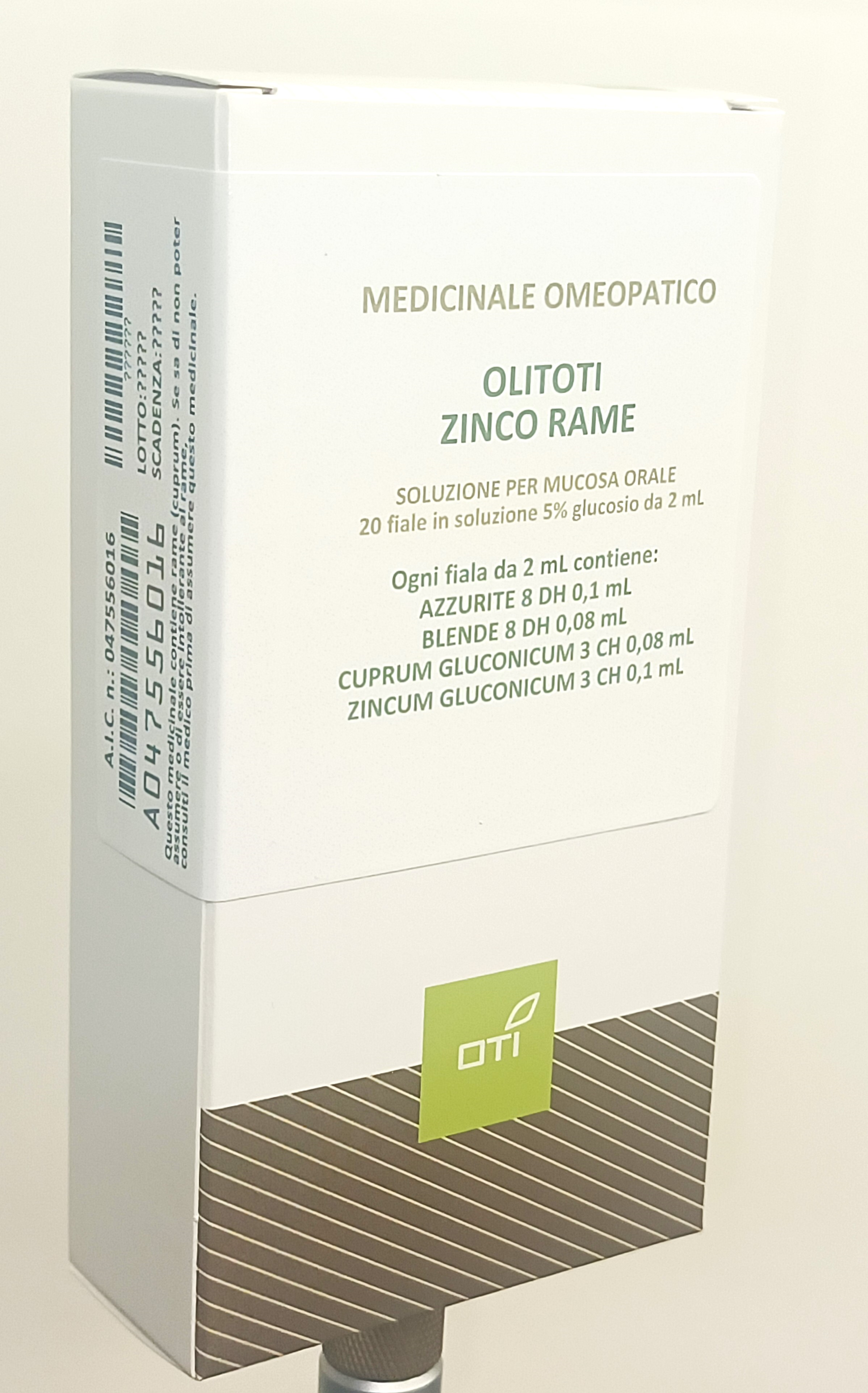 OLITOTI ZINCO RAME*OS 20F 2ML - Fontenova srl