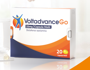 VOLTADVANCEGO*20CPS MOLLI 25MG - Fontenova srl