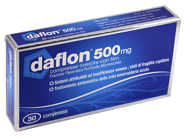 DAFLON*30CPR RIV 500MG - Fontenova srl