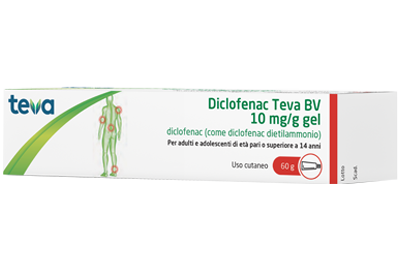 DICLOFENAC TEVA*GEL 60G 10MG/G - Fontenova srl