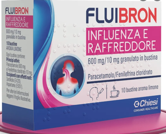 FLUIBRON INFLUENZA E RAFF*10BS - Fontenova srl