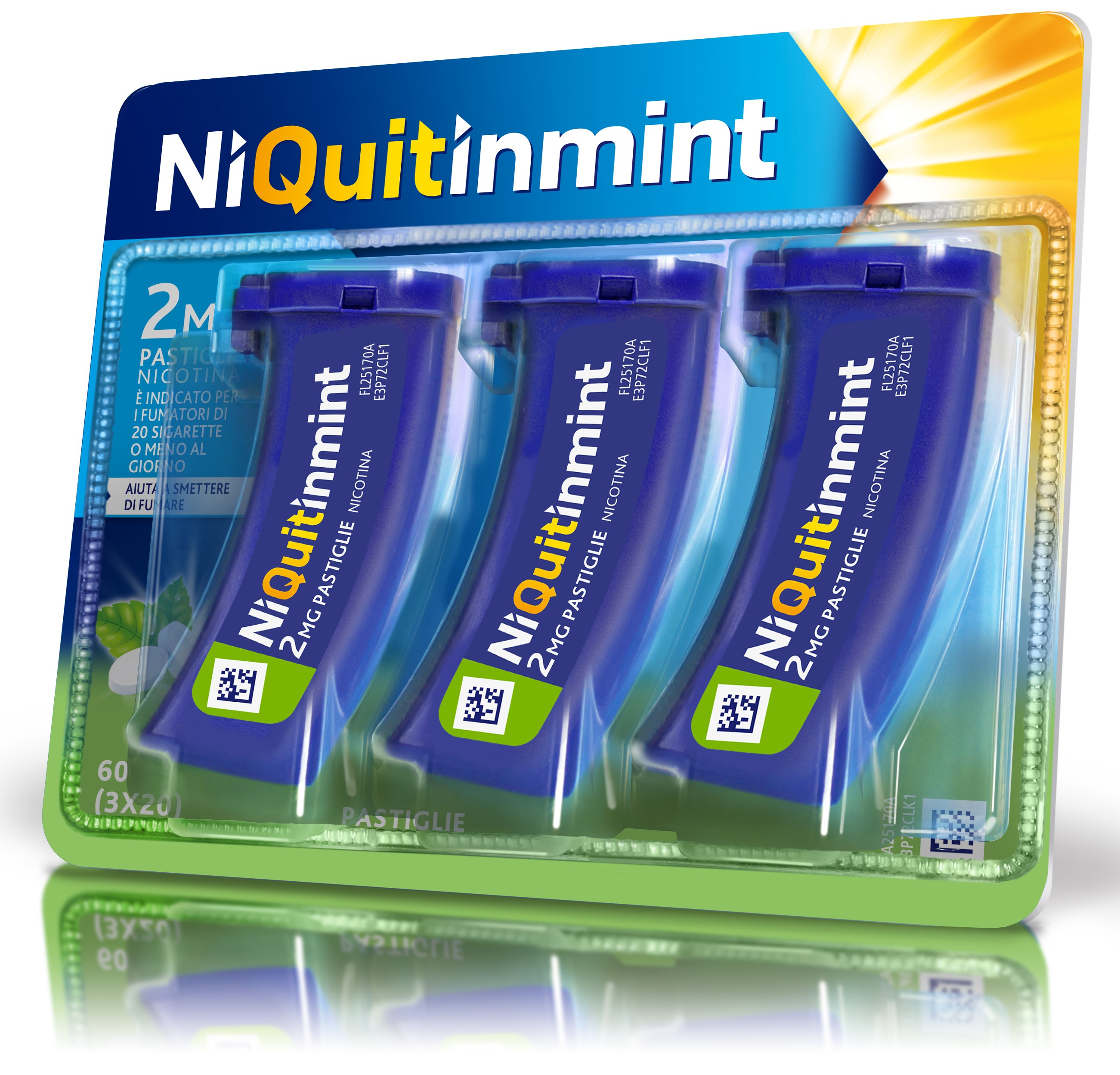 NIQUITINMINT*60PAST 2MG - Fontenova srl