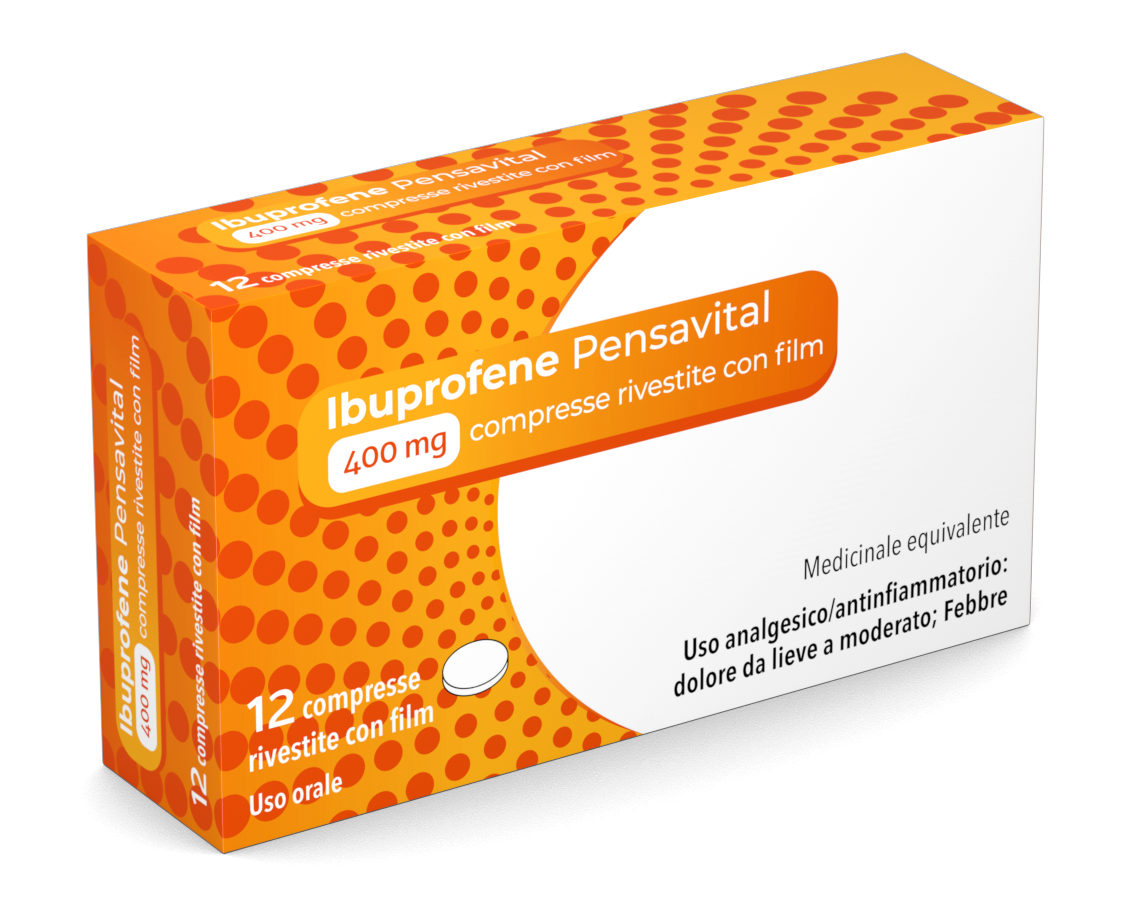 IBUPROFENE PENSA*12CPR 400MG - Fontenova srl