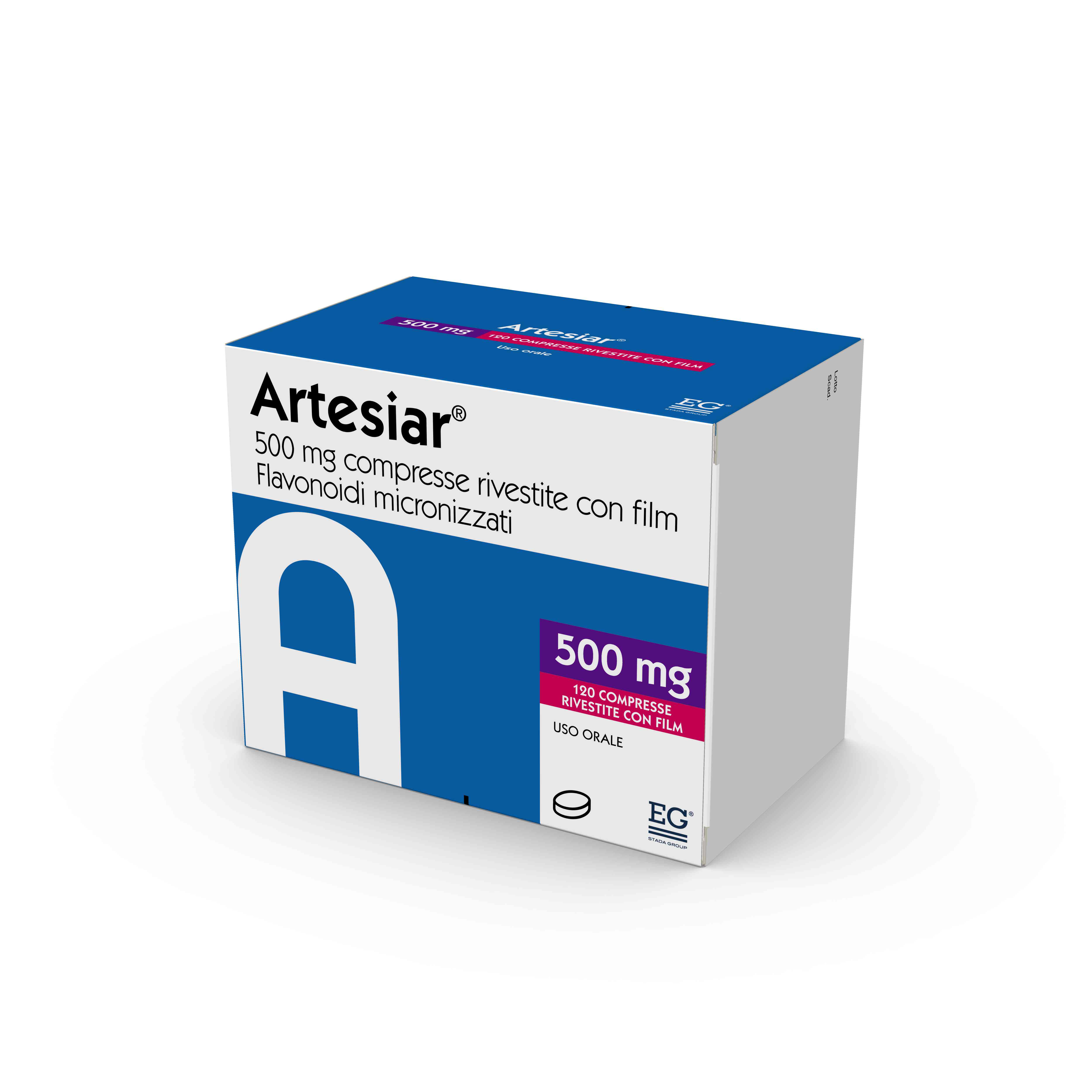ARTESIAR*120CPR RIV 500MG - Fontenova srl