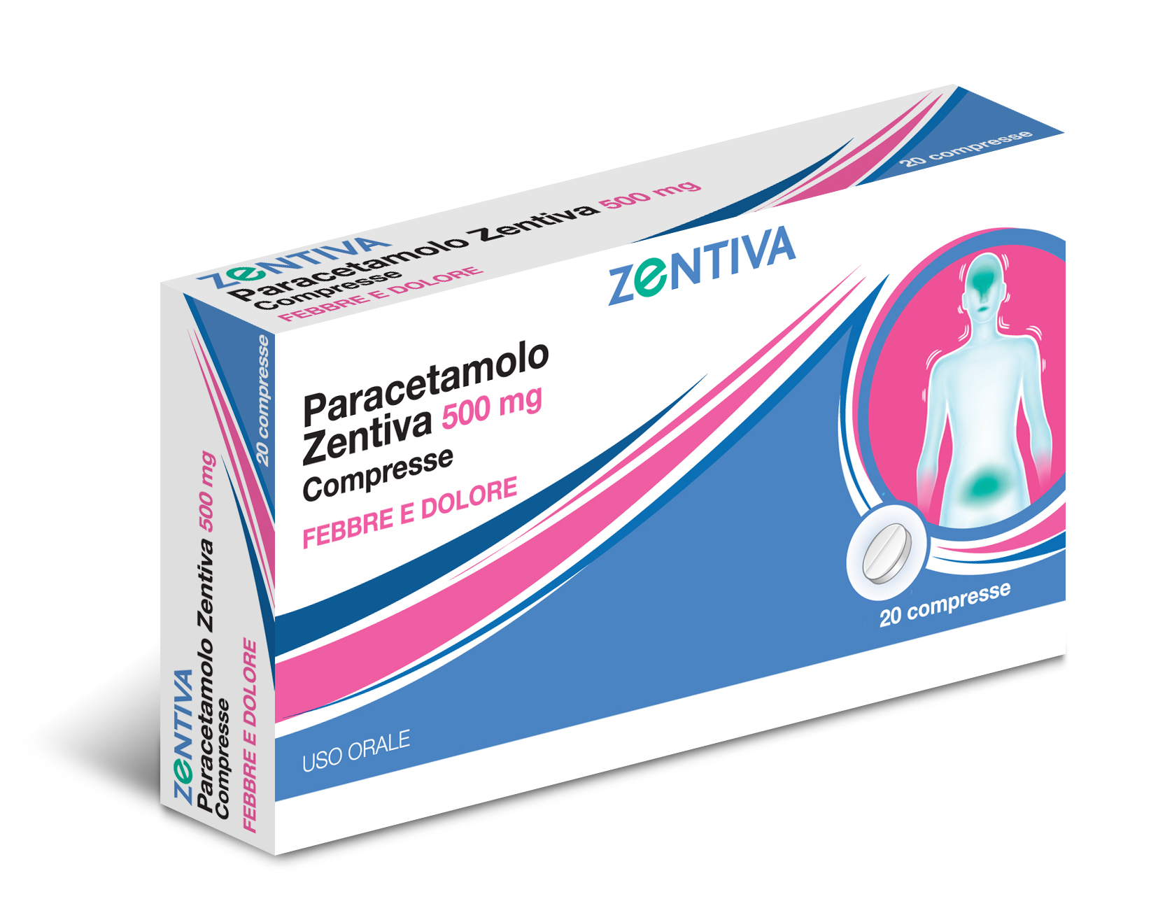 PARACETAMOLO ZEN*20CPR 500MG - Fontenova srl