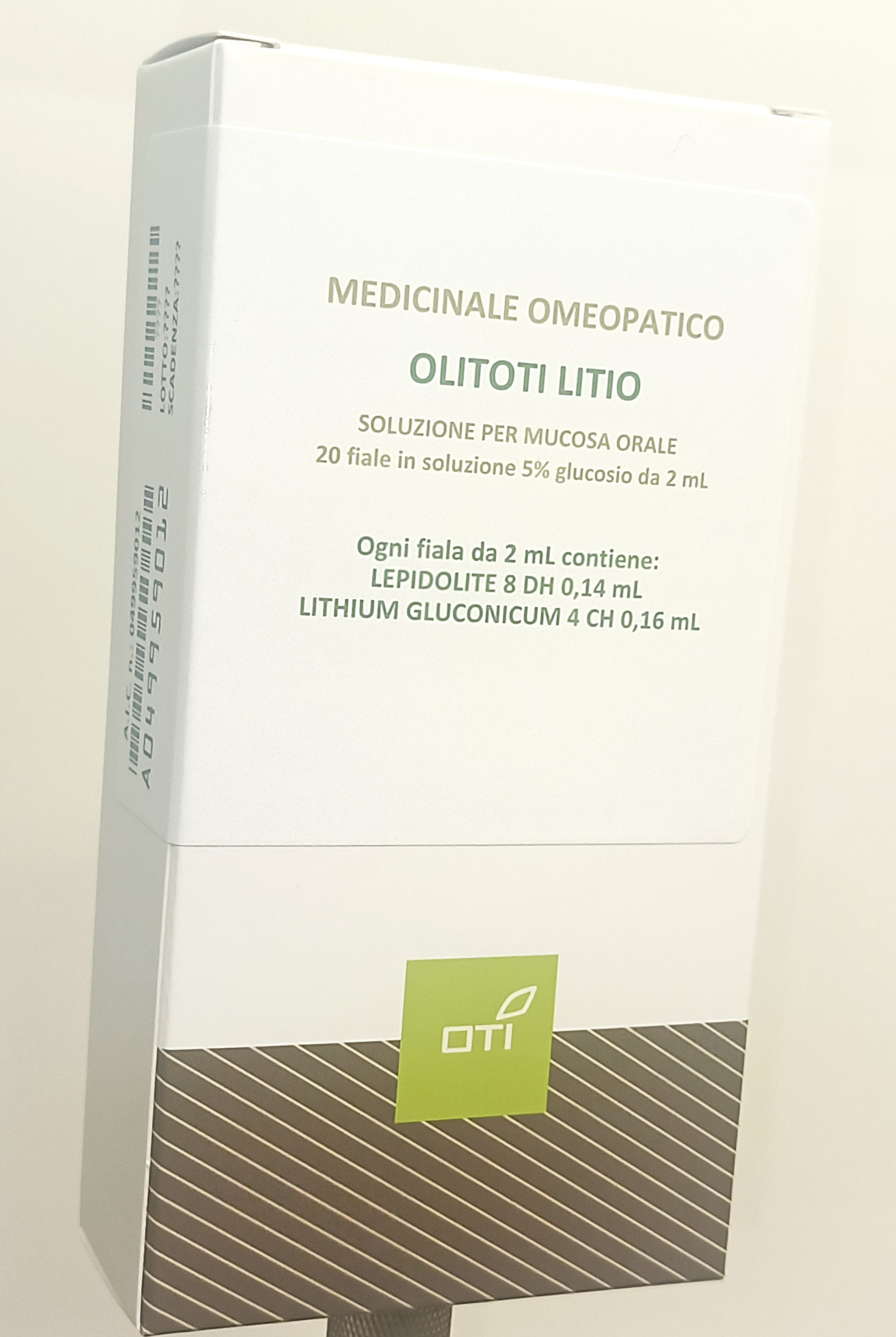 OLITOTI LITIO*OS 20F 5% 2ML - Fontenova srl