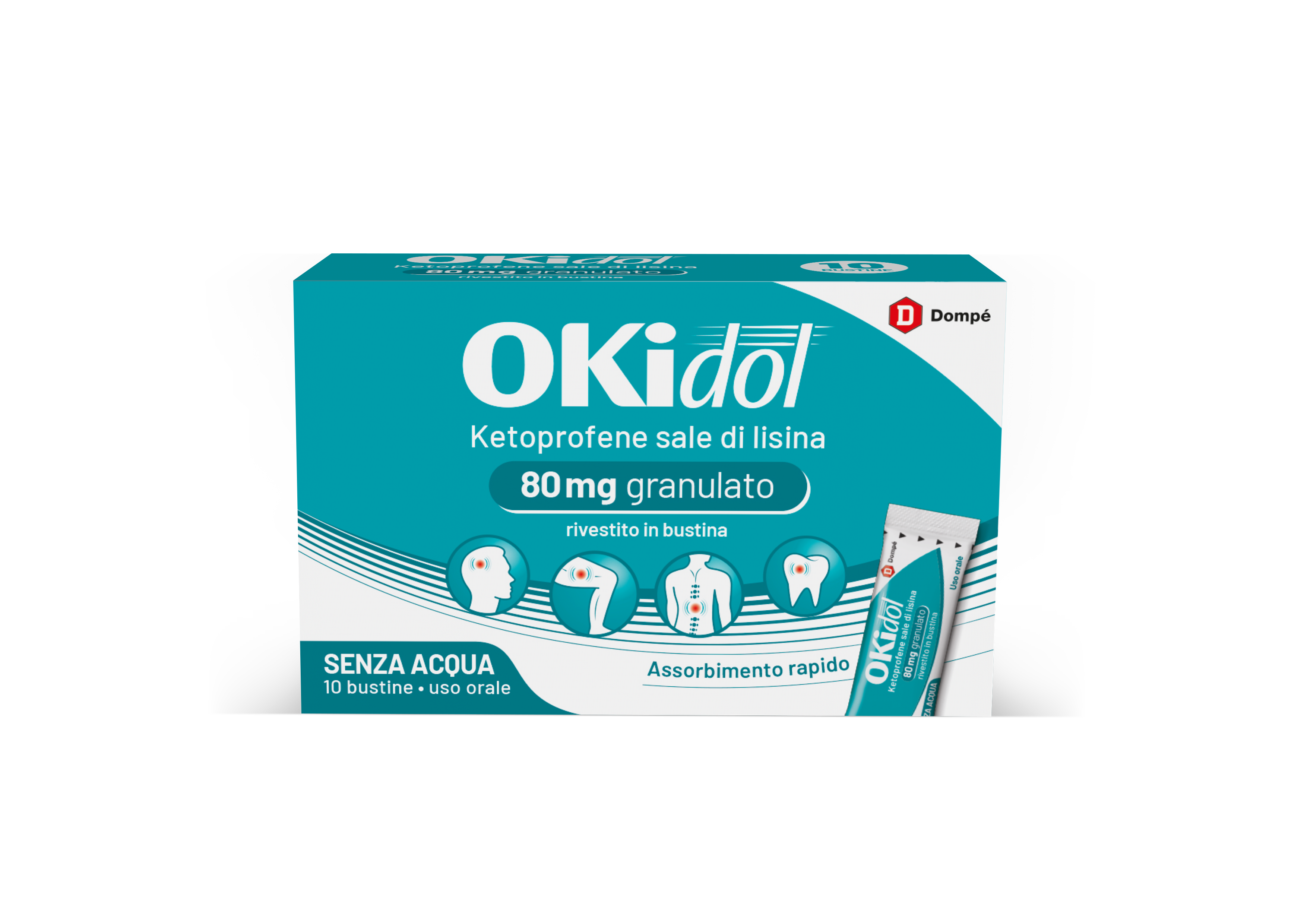 OKIDOL*OS GRAT 10BUST 80MG - Fontenova srl