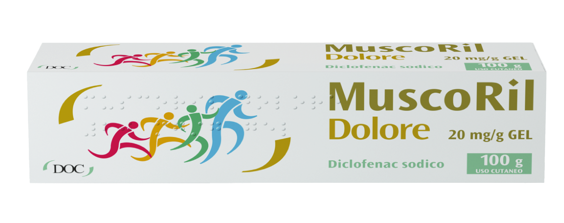 MUSCORIL DOLORE*GEL100G 20MG/G - Fontenova srl