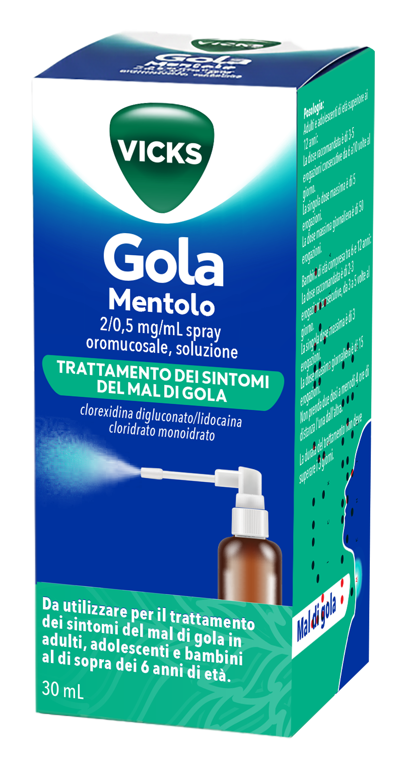 VICKS GOLA*SPR 30ML 2MG+0,5MG - Fontenova srl