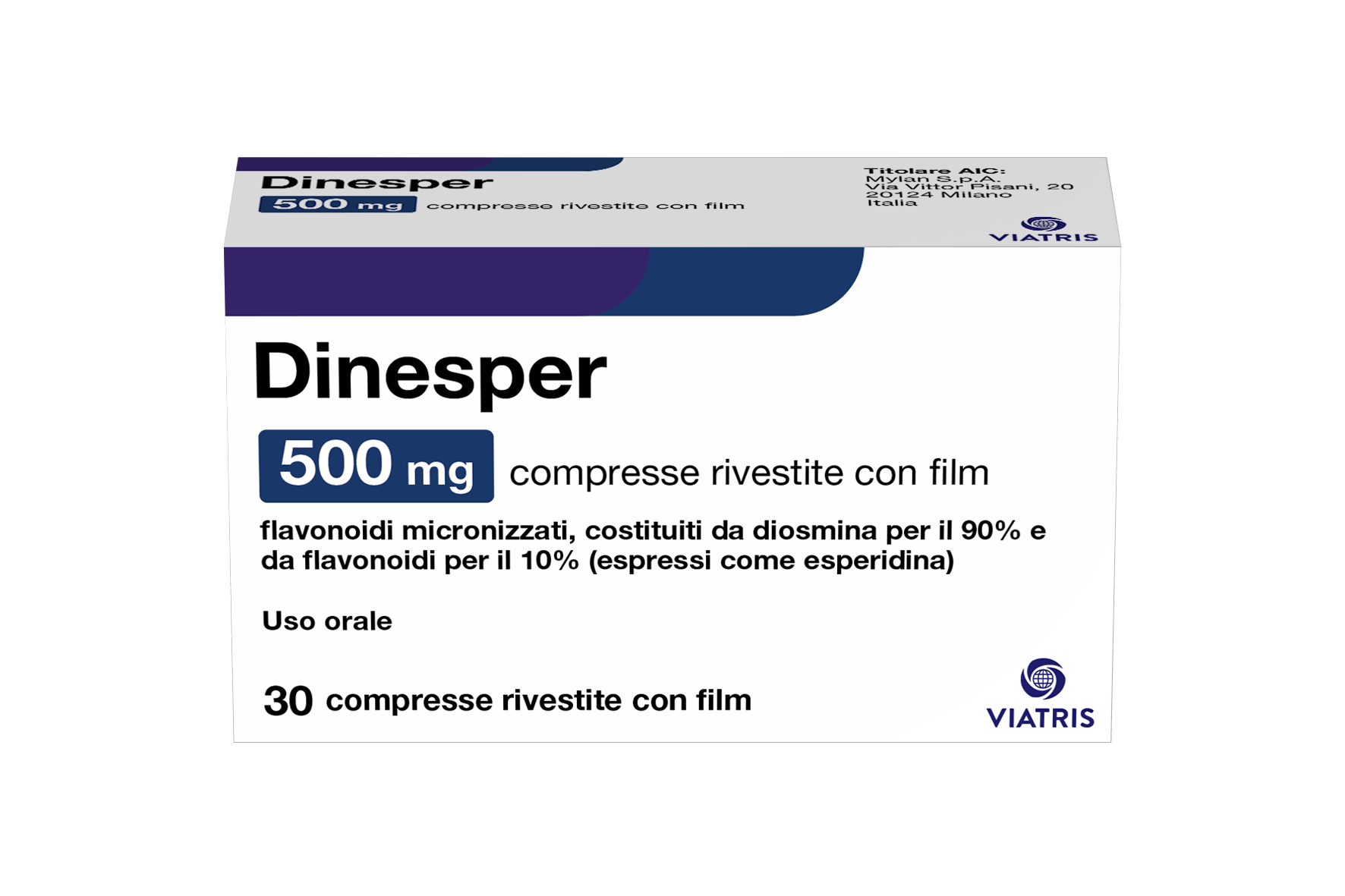 DINESPER*30CPR RIV 500MG - Fontenova srl