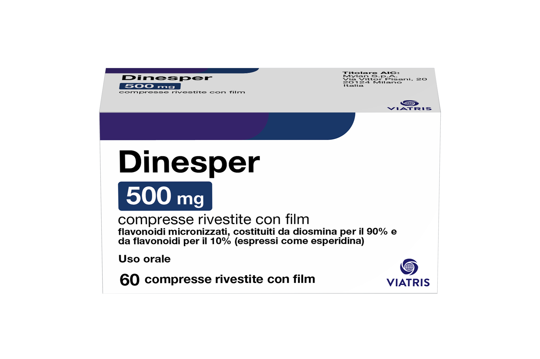 DINESPER*60CPR RIV 500MG - Fontenova srl