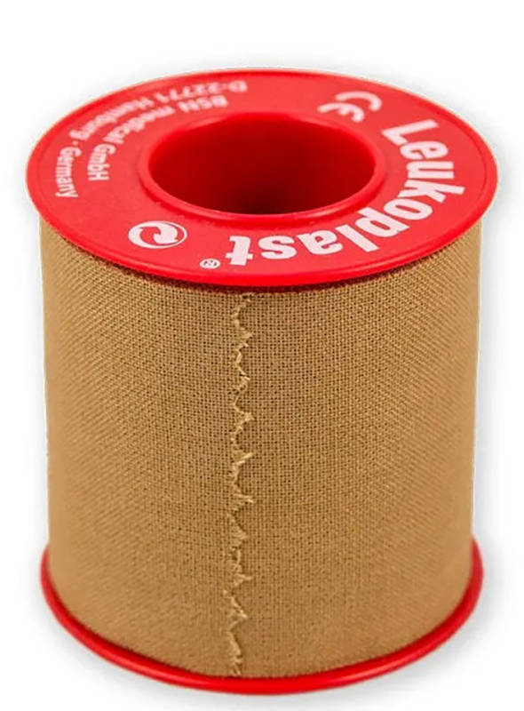 CEROTTO CHIRURGICO PER FISSAGGIO MEDICAZIONI IN ROCCHETTO LEUKOPLAST SUPPORTO VISCOSA COLOR PELLE MASSA ADESIVA CAUCCIU' OSSIDO DI ZINCO 10X500CM - Fontenova srl